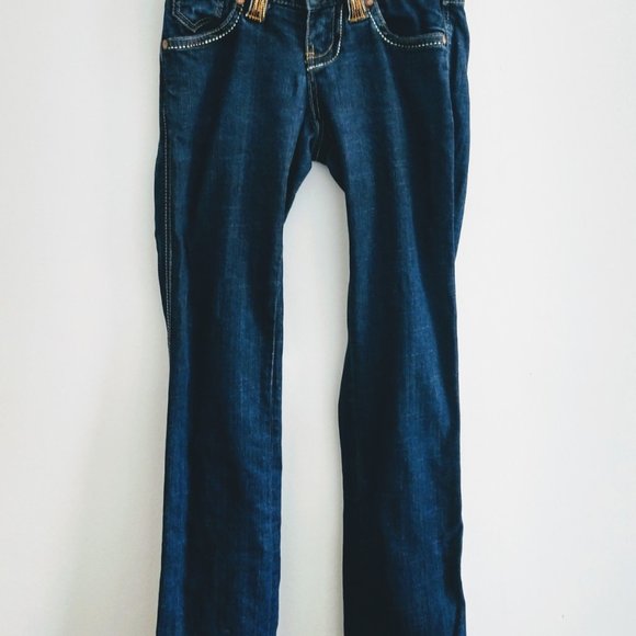 COOGI Embroidered Straight-Leg Jeans - Size 1/2 - Picture 2 of 10